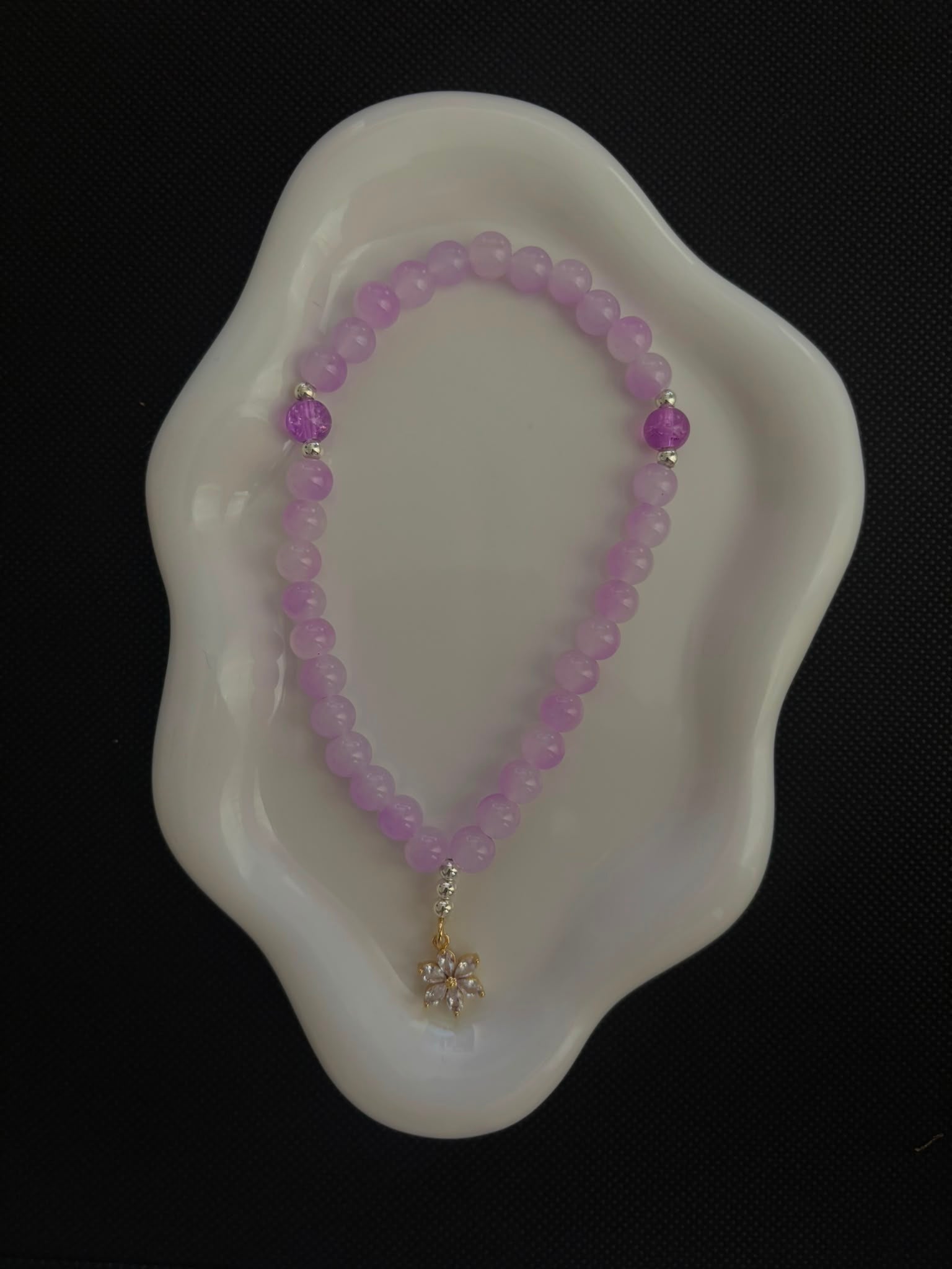 Tasbih Lilas et Lavande 33 perles