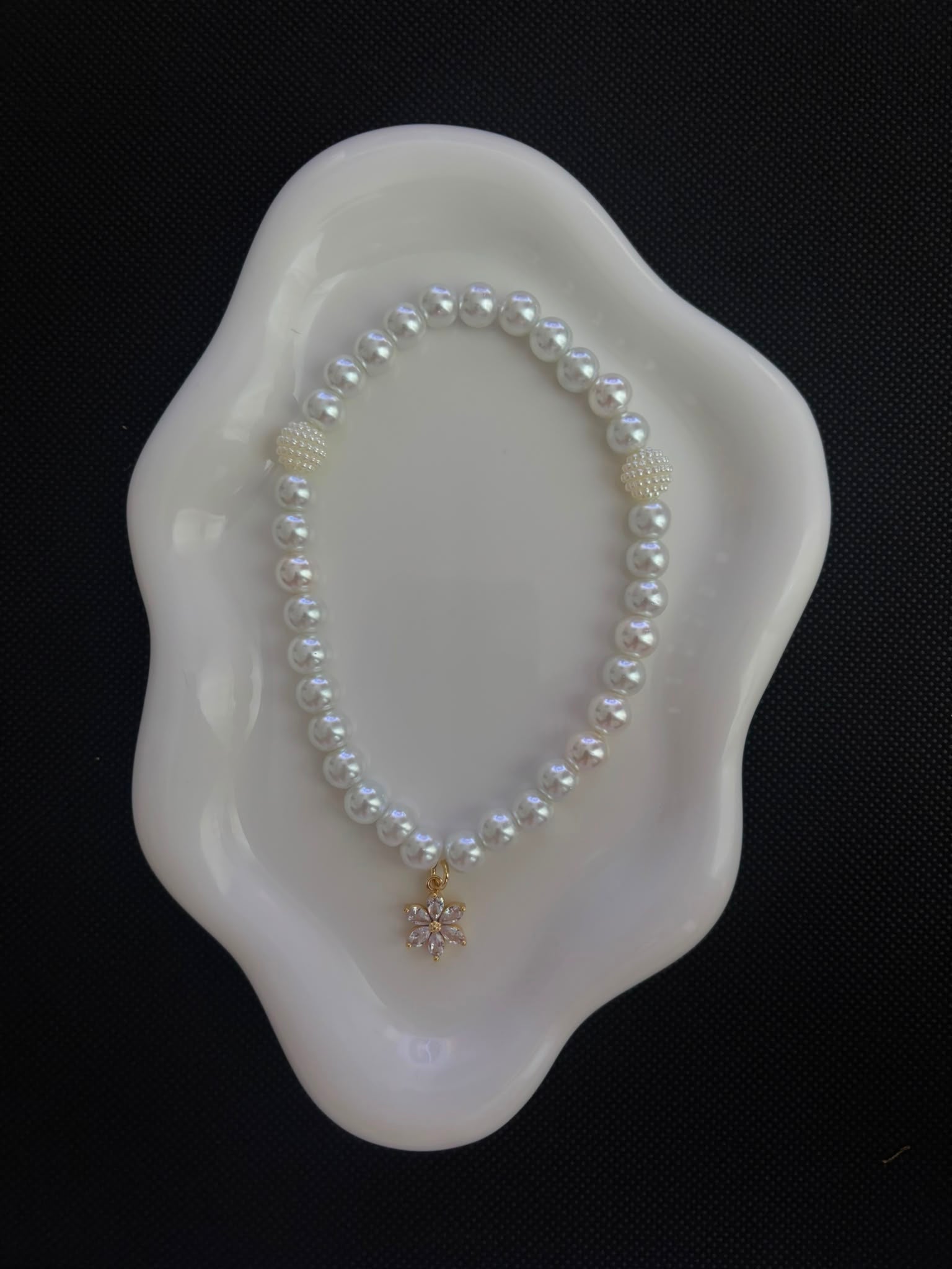 Tasbih Blanc Nacré 33 perles